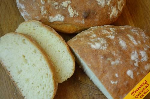 6) Домашний хлеб в духовке по этому рецепту получается невероятно мягким и вкусным. К тому же не отнимает много сил на вымешивание, которое необходимо для выпечки хлеба по классической технологии.