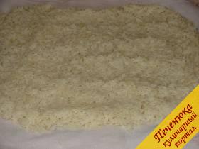 1) Рис залить кипятком, дать настояться час, воду слить, рис выложить шумовкой на полотенце, обсушить.